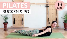16 min Pilates für Rücken und Po